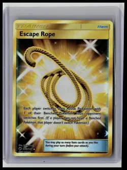 Escape Rope (Secret) - SM - Burning Shadows 163/147 Secret Rare Holo Pokemon TCG - Image 1