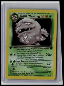 Dark Weezing - 1st Edition Team Rocket 14/82 Rare Holo Pokemon TCG - Image 1