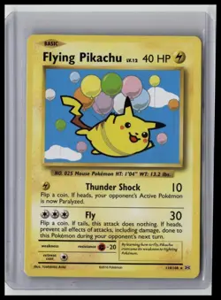 Flying Pikachu - XY - Evolutions 110/108 Secret Rare Non-Holo Pokemon TCG - Image 1