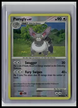 Purugly - Great Encounters 50/106 Uncommon Reverse-Holo Pokemon TCG - Image 1