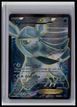 Glaceon EX - XY - Fates Collide 116/124 Ultra Rare Full Art Pokemon TCG - Image 1