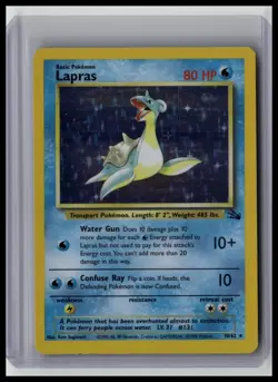 Lapras - Fossil 10/62 Rare Holo Pokemon TCG - Image 1