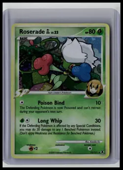 Roserade GL - Rising Rivals 12/111 Rare Holo Pokemon TCG - Image 1