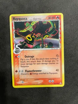 Rayquaza 26/110 EX Delta Species Non Holo Rare Pokemon Card TCG - Image 1
