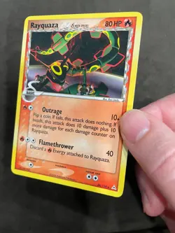 Rayquaza 26/110 EX Delta Species Non Holo Rare Pokemon Card TCG - Image 3