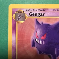 Pokemon TCG Gengar 20/62 Fossil 1999 1st Edition Non Holo Rare- NM - Image 2