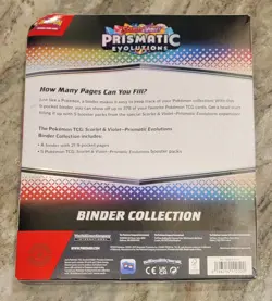 Prismatic Evolutions Binder Collection NEW FACTORY SEALED Pokemon TCG - Image 2