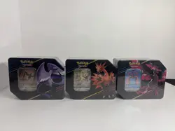 Pokemon TCG Crown Zenith Galarian Birds Tins Moltres Zapdos Articuno, Set of 3 - Image 2