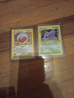 Pokemon Lot Of 2 Holo Electrode 2/64 Jungle Holo Muk 13/62 Fossil - Image 1