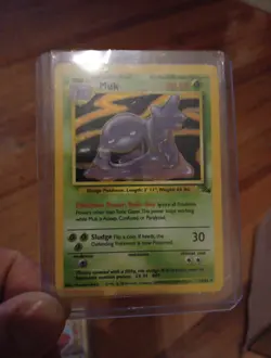Pokemon Lot Of 2 Holo Electrode 2/64 Jungle Holo Muk 13/62 Fossil - Image 3