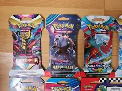 Pokemon Sealed Collection 14 Sleeved Booster Packs and 1 Eraser Two Pack Set - Image 2