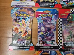 Pokemon Sealed Collection 14 Sleeved Booster Packs and 1 Eraser Two Pack Set - Image 4
