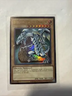 Blue-Eyes White Dragon LCKC-EN001 (Version 4) DB2 Yugioh Alt Art Ultra Rare Mint - Image 1