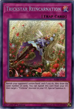 Yugioh! Trickstar Reincarnation - BLRR-EN105 - Secret Rare - 1st Edition Near Mi - Image 1