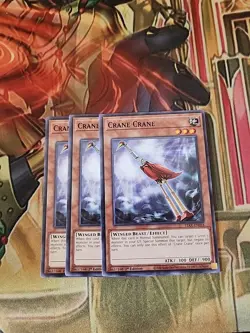 3X Crane Crane - STAX-EN018 - Common 1st Edition NM Yugioh - Image 1