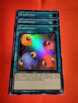 Yu-Gi-Oh! - Scapegoat DASA-EN052 Super Rare 1st Edition (x3) Unplayed Mint+ - Image 1