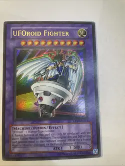 Yugioh UFOroid Fighter CRV-EN034 Unlimited Edition Ultra Rare LP - Image 1