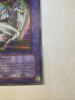 Yugioh UFOroid Fighter CRV-EN034 Unlimited Edition Ultra Rare LP - Image 4