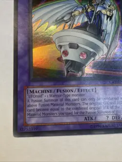 Yugioh UFOroid Fighter CRV-EN034 Unlimited Edition Ultra Rare LP - Image 5