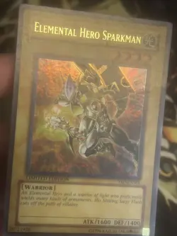 Yugioh: Elemental Hero Sparkman - YSD-ENS01 - Ultra Rare - Limited Edition - MP - Image 3