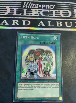 Yugioh! 1st ED Hero “FIFTH HOPE” | LCGX | Secret Rare - Image 1