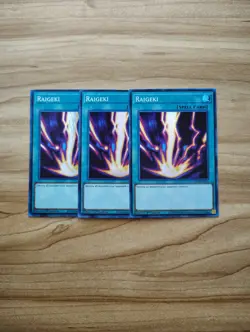 Yu-Gi-Oh! - Raigeki 3X - Full Playset - Super Rare / Holo - Image 1