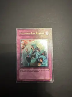 Yu-Gi-Oh! Hallowed Life Barrier SOD-EN060 Ultimate 1st Edition Lightly Played - Image 1