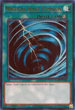 Yugioh! Mystical Space Typhoon - RA02-EN048 - Ultra Rare - 1st Edition Near Mint - Image 1