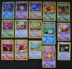 Team Rocket Lot - 43 Cards incl 5 Rares - Pokemon TCG Vintage - Image 1