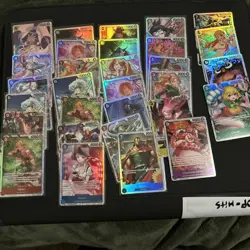 LOT OF 85 One Piece Card SR Foil ONLY English Cards With Dons - Image 2