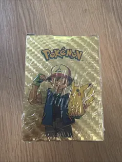 Awesome POKEMON style Gold Foil Cards Fun To Trade And Collect 55 Pieces - Image 1