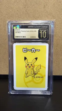 2019 POKEMON PLAYING CARDS JAPANESE OLD MAID PIKACHU CGC 10 - Image 1
