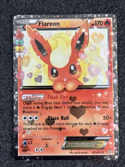 Flareon EX RC6/RC32 XY Generations Holo Ultra Rare Pokemon Card 2016 TCG NM/LP - Image 1
