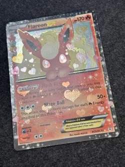 Flareon EX RC6/RC32 XY Generations Holo Ultra Rare Pokemon Card 2016 TCG NM/LP - Image 2