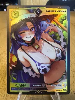 Farmer Vienna Holo Promo 9 Vcard Gamersupps Waifu Cup Rare Variant Card - Image 1