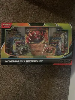 Pokemon Trading Card Game Incineroar ex and Torterra ex Special Collection Box - Image 1
