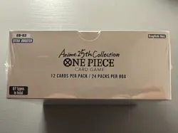 One Piece Card Game: Anime 25th Collection (EB-02) Booster Box - Sealed - Image 2
