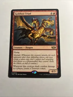 Goldlust Triad - Commander: Tarkir: Dragonstorm MTG Plus Bonus Card!!! - Image 1
