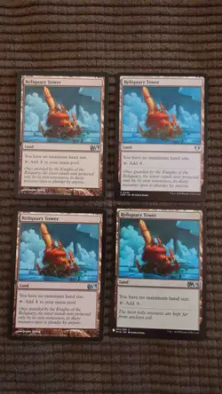 Magic: the Gathering / MtG Reliquary Tower x4 Mixed Sets - Image 1
