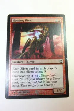 MTG Homing Sliver x1-Foil -Premium Deck Series: Slivers-Lightly Played - Image 1