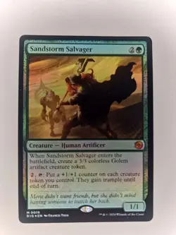 Sandstorm Salvager Outlaws of Thunder Junction: The Big Score Foil - Image 1