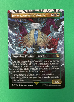 Jenova, Ancient Calamity (Borderless) #346 Final Fantasy MTG Magic The Gathering - Image 1