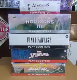 MTG AVATAR + SPIDER-MAN + FINAL + MODERN 3 + ASSASSIN'S BOOSTER BOX LOT - Image 1