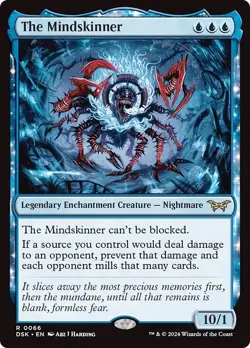 THE MINDSKINNER mtg NM-M Duskmourn: House of Horror 1 Rare - Image 1