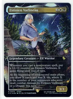 Estinien Varlineau - Borderless - Chocobo Track Foil - FF MTG - Pack Fresh - Image 1
