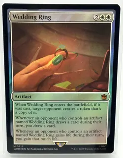 Wedding Ring, Doctor Who, MTG Magic the Gathering, FOIL (0213) NM - Image 1