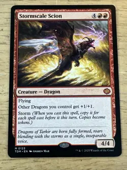 Stormscale Scion, Tarkir: Dragonstorm, Near Mint x 1 MTG - Image 1