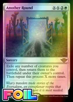 x1 Another Round OTJ MTG 1 FOIL RARE M/NM 1x - Image 1