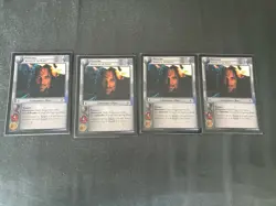 ARAGORN RANGER OF THE NORTH Decipher Lord of the Rings Fellowship X4 - Image 1