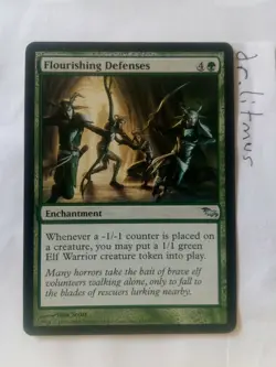 1x Flourishing Defenses Shadowmoor MTG Great Condition - Image 1
